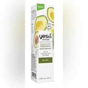Yes To Avocado Fragrance-Free Hyaluronic Acid Serum NIB Oil